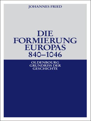 cover image of Die Formierung Europas 840-1046